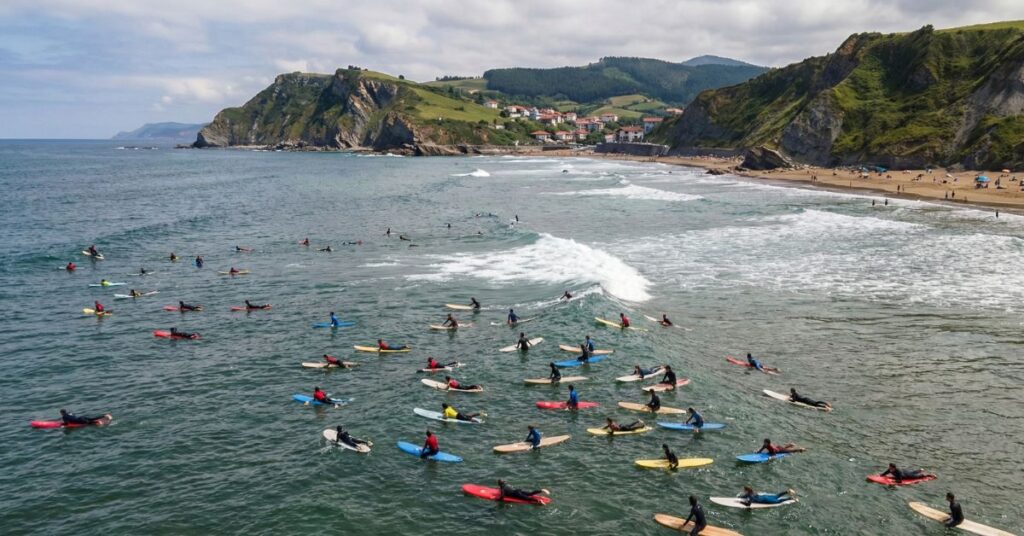 Surf en Picos Masificados