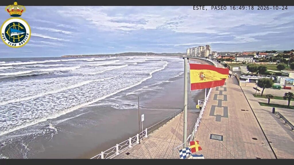 Webcam de la playa de Salinas (Asturias)